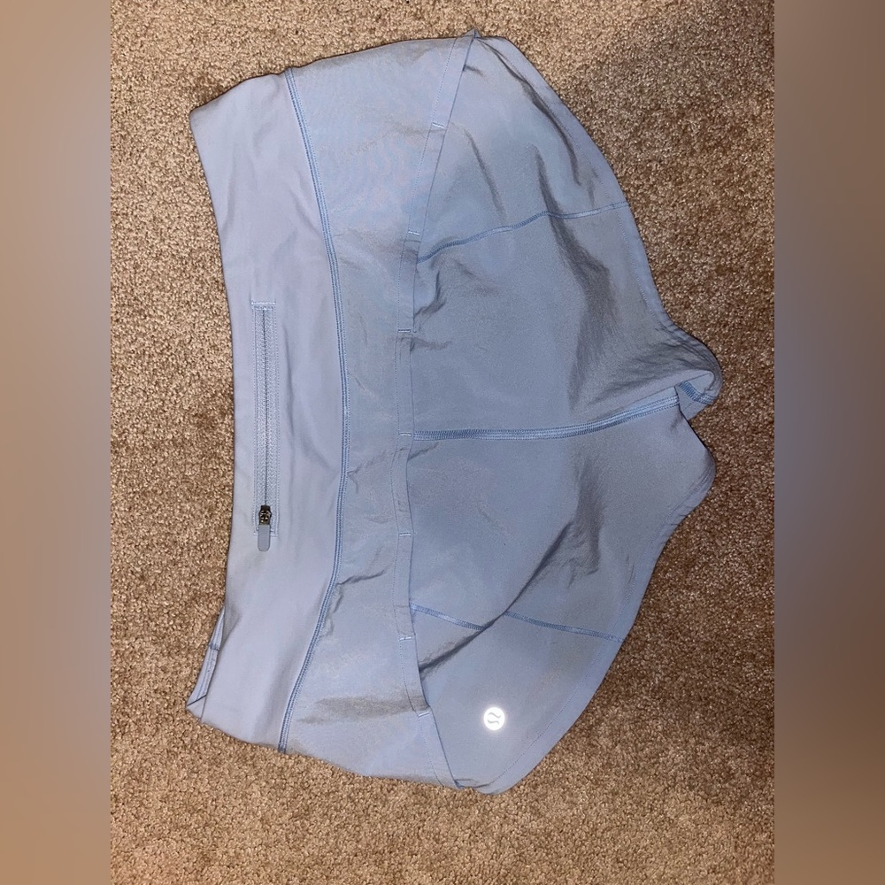 Lululemon speed up shorts 2.5 in. Size 6 blue
